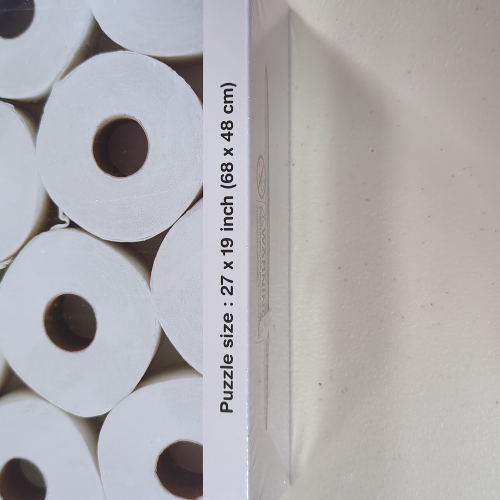 Jigsaw puzzle, toilet paper pattern. - Picture 3 of 5